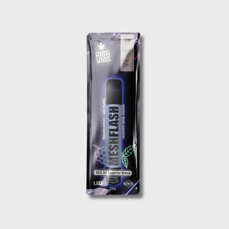 Mesh Flash H2 Superior Vape Traube Minze