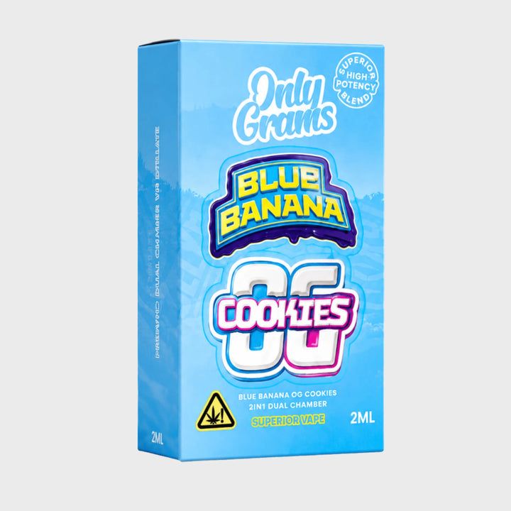 OnlyGrams Dual Vape – Blue Banana / OG Cookies 2 ml