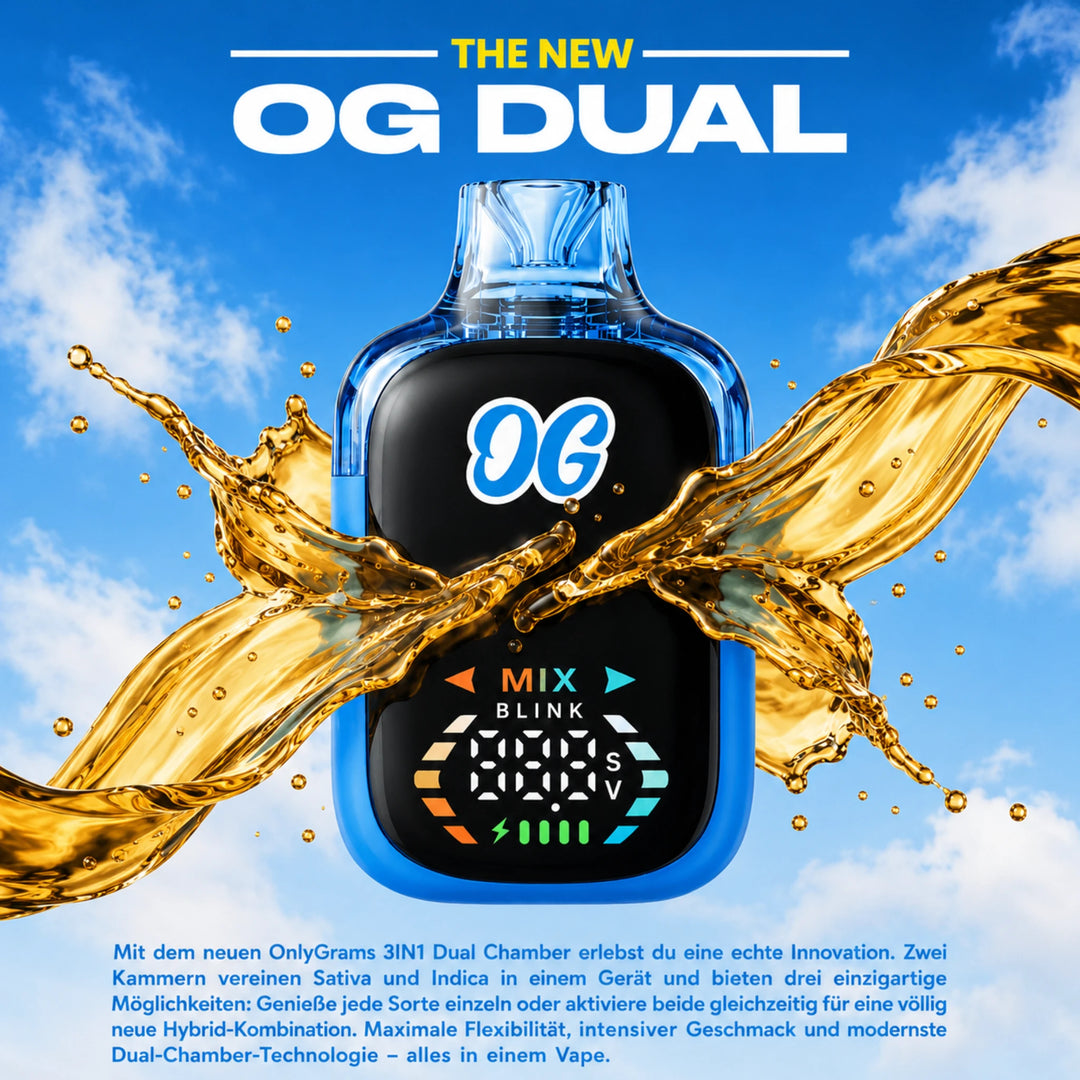 OnlyGrams Dual Vape – Blue Banana / OG Cookies 2 ml