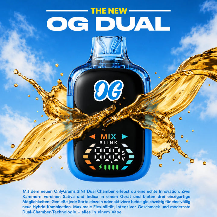 OnlyGrams Dual Vape – Blue Banana / OG Cookies 2 ml