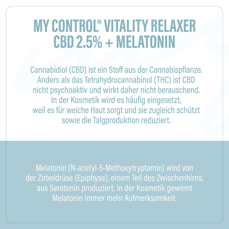 My Control Vitality CBD 2,5%+Melatonin Spray