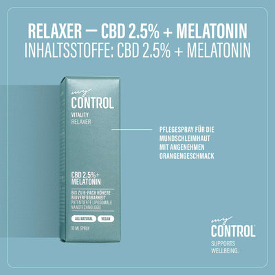 My Control Vitality CBD 2,5%+Melatonin Spray