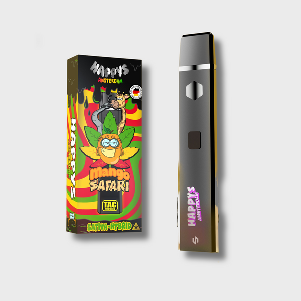 Happys Amsterdam Premium 1ml TAC Vape Mango Safari