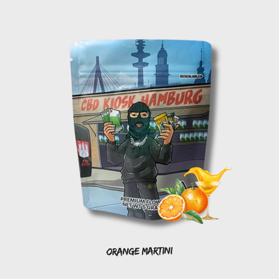 CBD Kiosk Orange Martini