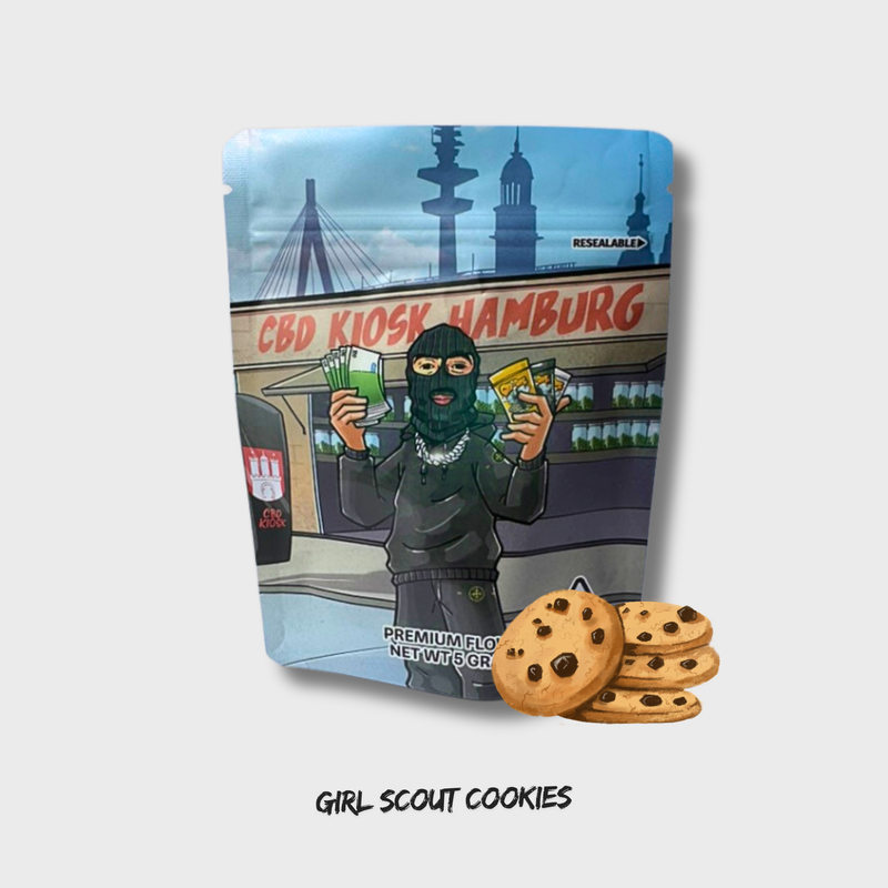 CBD Kiosk Girl Scout Cookies