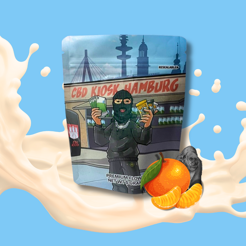CBDKiosk Gorilla Mandarine Hero