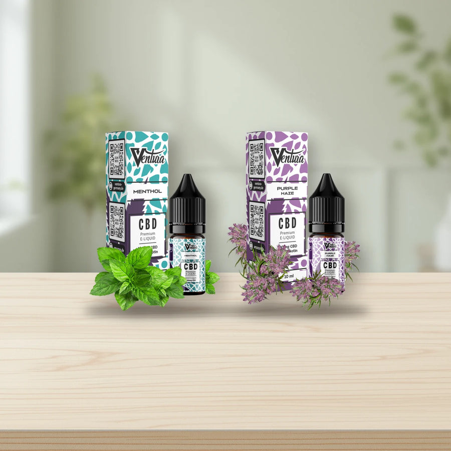 CBD Liquid: Ventura auf Birkenholz