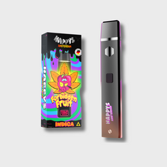Happys Amsterdam Forbidden Fruit Verpackung in Regenbogenfarben mit Vape