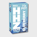 I Love Pot HHZ Vape Blueberry Verpackung in Hellblau mit schwarzer Vape