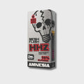 Mesh Flash HHZ Amnesia Verpackung in Grau-Rot mit Totenkopf-Motiv