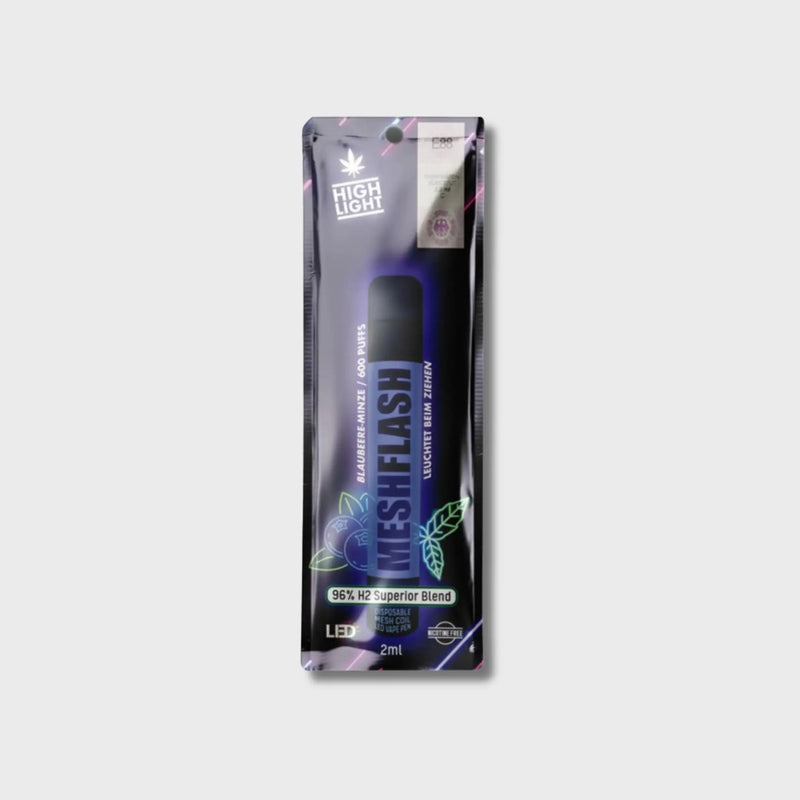 Mesh Flash H2 Superior Vape Blaubeer Minze