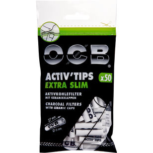 OCB Aktivkohle Filter 6mm 50er Tüte